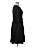 Unbranded Solid Black Casual Dress Size XL - photo 4