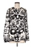 Current Air Silver Black Long Sleeve Blouse Size M (estimated) - photo 1