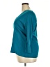 Rafaella Solid Teal 3/4 Sleeve Top Size 2X - photo 5