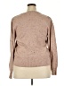 Madewell Metallic Pink Tan Pullover Sweater Size XXL - photo 2