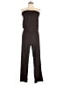 Sunny Leigh 100% Rayon Solid Brown Jumpsuit Size L - photo 1