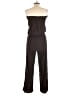 Sunny Leigh 100% Rayon Solid Brown Jumpsuit Size L - photo 2