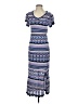 Jessica Simpson 100% Polyester Blue Casual Dress Size XS - photo 1