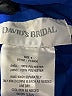 David's Bridal 100% Polyester Solid Blue Cocktail Dress Size 4 - photo 7