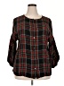 Unbranded 100% Rayon Black Long Sleeve Blouse Size 2X (estimated) - photo 1