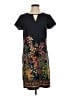 Merona 100% Polyester Print Black Casual Dress Size XS - photo 1