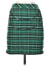 Zara Basic Plaid Green Casual Skirt Size XS - photo 1