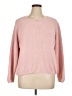 Real Comfort Solid Pink Pullover Sweater Size L - photo 1