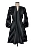 Tibi Stripes Black Casual Dress Size 6 - photo 1