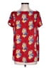 Miu Miu Red Short Sleeve Blouse Size EU (IT) 42 / US 6 - photo 1