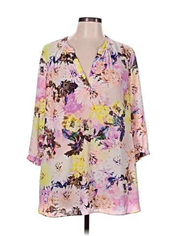 Not Your Daughter's Jeans 3/4 Sleeve Blouse (view 1)