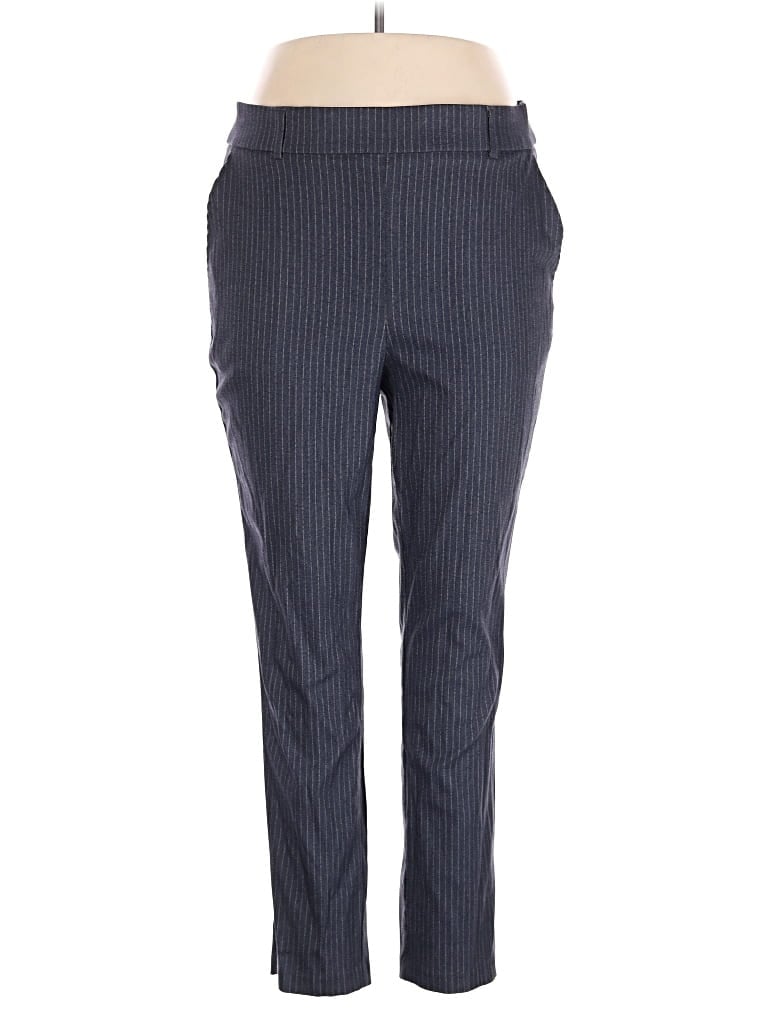 Pre-owned Rafaella Casual Pants In Gray