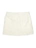 IZOD 100% Polyester Solid Ivory Casual Skirt Size 12 - photo 2