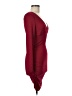 Shein Solid Burgundy Casual Dress Size M - photo 4