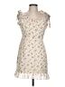 Unbranded Floral Ivory Cocktail Dress Size L (estimated) - photo 1