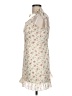 Unbranded Floral Ivory Cocktail Dress Size L (estimated) - photo 5