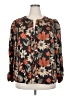 Emery Rose Brown Long Sleeve Blouse Size 2X - photo 1