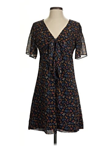 Madewell Cross-Front Mini Dress in Garden Party (view 1)