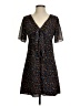 Madewell 100% Polyester Black Blue Casual Dress Size 2 - photo 1