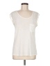 Naked Zebra Ivory Short Sleeve Top Size M - photo 1