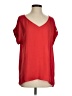 MNG Suit Red Short Sleeve Blouse Size 4 - photo 1