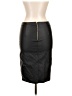 iris Solid Black Faux Leather Skirt Size L - photo 2