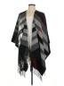 Fraas 100% Polyacryl Black Gray Kimono Size L (estimated) - photo 1