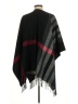 Fraas 100% Polyacryl Black Gray Kimono Size L (estimated) - photo 2