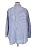 C established 1946 100% Cotton Stripes Blue Long Sleeve Button-Down Shirt Size XL - photo 2