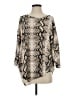 Jodifl Silver 3/4 Sleeve T-Shirt Size S - photo 1