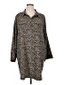 Umgee 100% Polyester Animal Print Brown 3/4 Sleeve Blouse Size 2X - photo 1