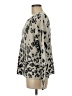 525 America 100% Cotton Animal Print Silver Pullover Sweater Size M - photo 5