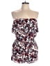 Aqua 100% Rayon Paisley Blue Romper Size L - photo 1