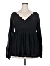 Torrid Black Long Sleeve Blouse Size 2X Plus (2) - photo 1