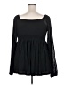 Torrid Black Long Sleeve Blouse Size 2X Plus (2) - photo 2