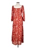 Shein 100% Polyester Red Casual Dress Size 4 - photo 2