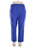 Rafaella Solid Blue Casual Pants Size 18 - photo 2