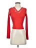 Just Polly Red Long Sleeve Top Size S - photo 1