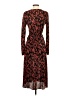 Zara Animal Print Red Casual Dress Size S - photo 2