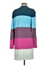 Lands' End 100% Cotton Stripes Multi Color Teal Cardigan Size S - photo 2