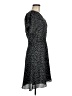 Equipment 100% Polyester Hearts Black Casual Dress Size 8 - photo 4