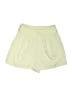 Shein 100% Polyester Solid Yellow Shorts Size XS - photo 1