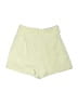 Shein 100% Polyester Solid Yellow Shorts Size XS - photo 2
