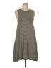LA Class Stripes Gray Casual Dress Size M - photo 1