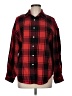 Shein Plaid Red Long Sleeve Blouse Size 6 - photo 1