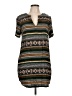 Warehouse Print Brown Casual Dress Size 10 - photo 1