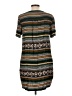 Warehouse Print Brown Casual Dress Size 10 - photo 2