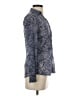 Coldwater Creek Paisley Blue Long Sleeve Blouse Size XS - photo 4