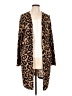 Unbranded Animal Print Brown Cardigan Size L - photo 1