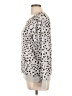 Coeur De Vague Animal Print Silver Pullover Sweater Size L - photo 5